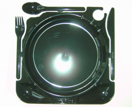 Serviço descartável para eventos